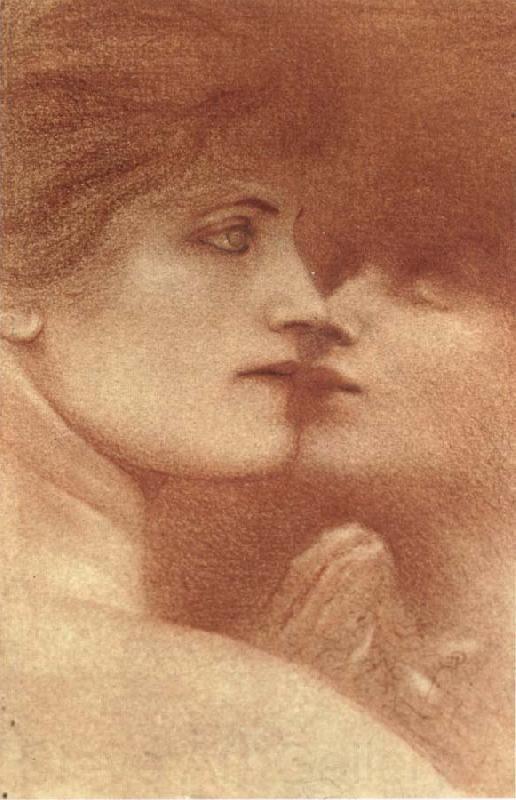 Fernand Khnopff Study of Woman France oil painting art